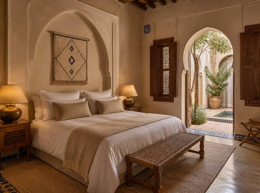 Suite Atlas guest room at Riad Majorel Marrakech